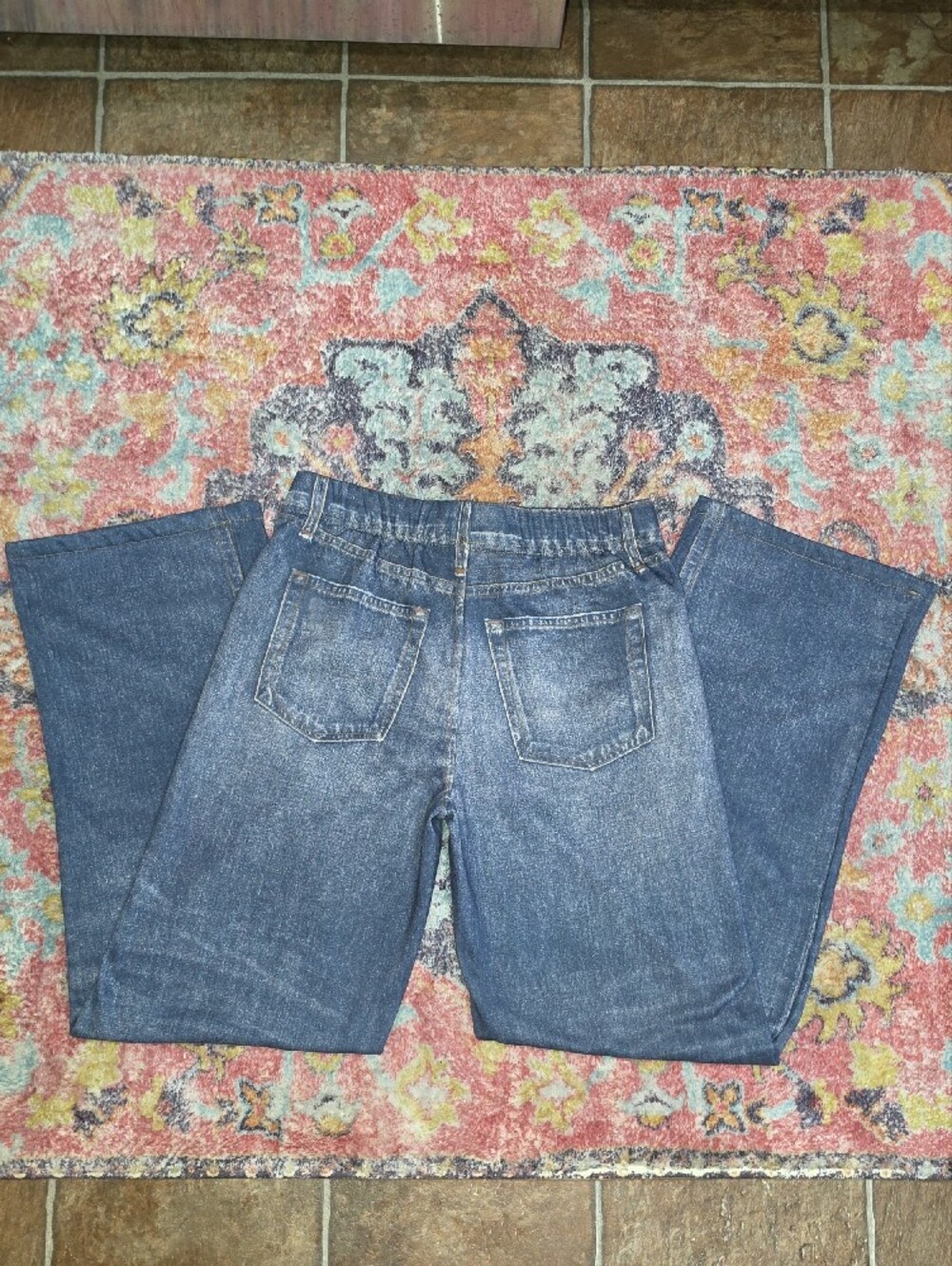☆ Mila Rosabella Pull On Faux Denim Pajama Sweatpant Jeans • 2 Pair • Size S ☆ - Picture 8 of 11